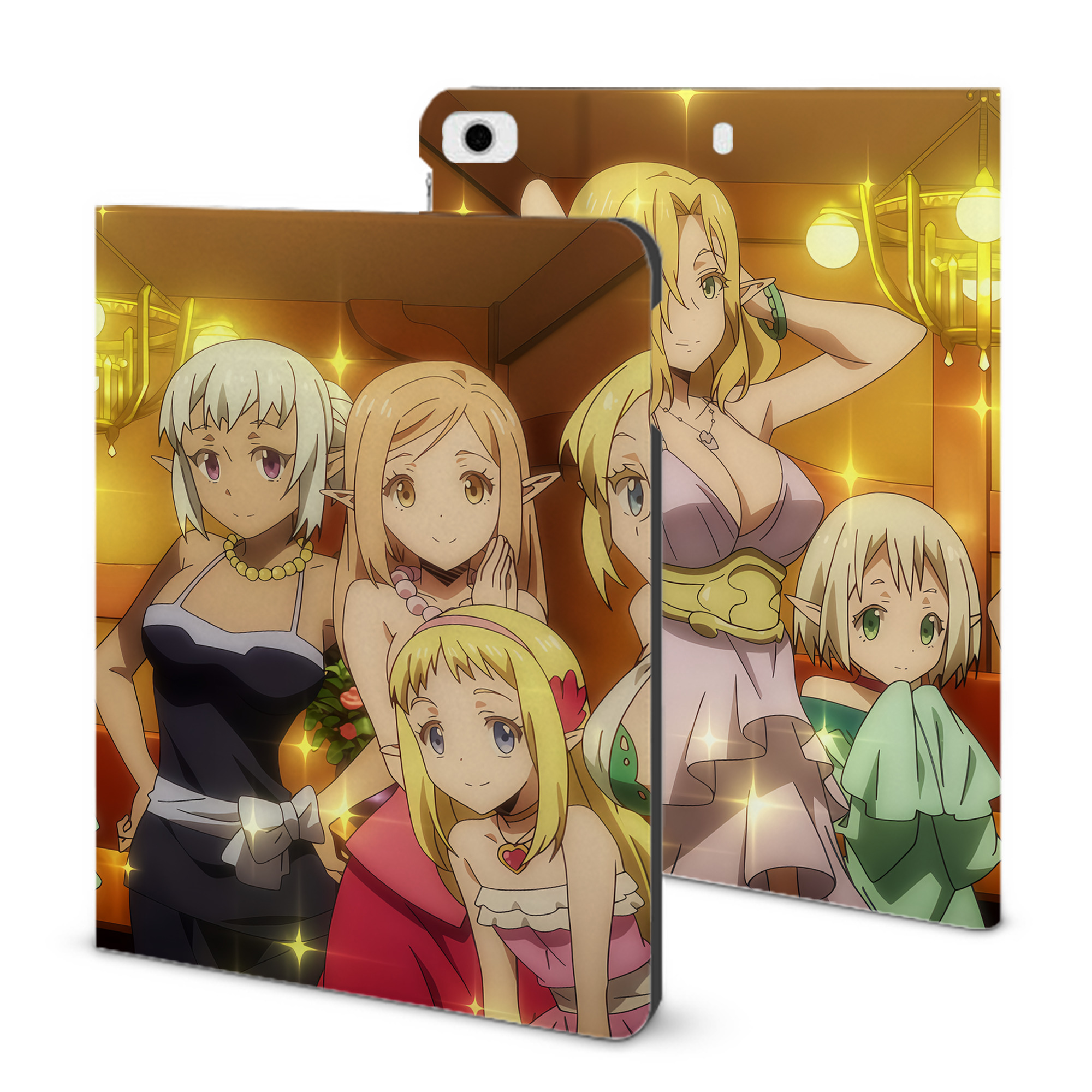 （画像用） 転スラ Regarding Reincarnated to Slime IPad ケース ブック型 PUレザー TPU 耐衝撃 軽量 薄型 ペン収納なし 全面保護 IPad 各モデル対応